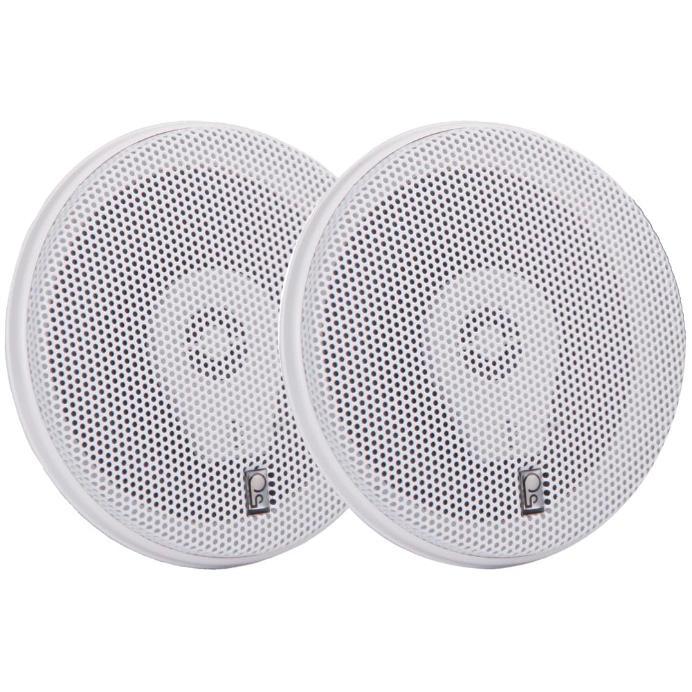 Poly-Planar Poly-Planar MA-8506 6" 200 Watt Titanium Series Speakers - White Entertainment