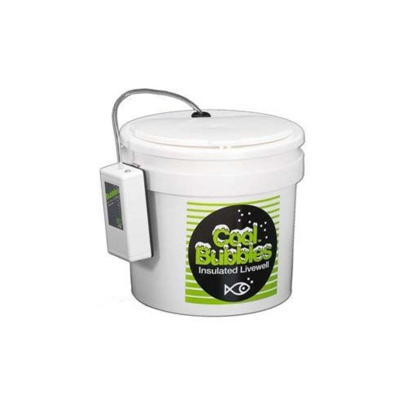 Marine Metal Cool Bubbles Air Pump  11Qt Insulated Pail Fishing