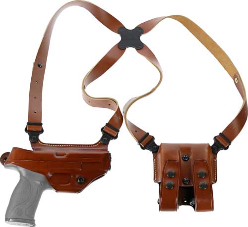 Galco Galco Miami Shoulder System - Rh Leather S&w M&p 9/40 Tan Firearm Accessories