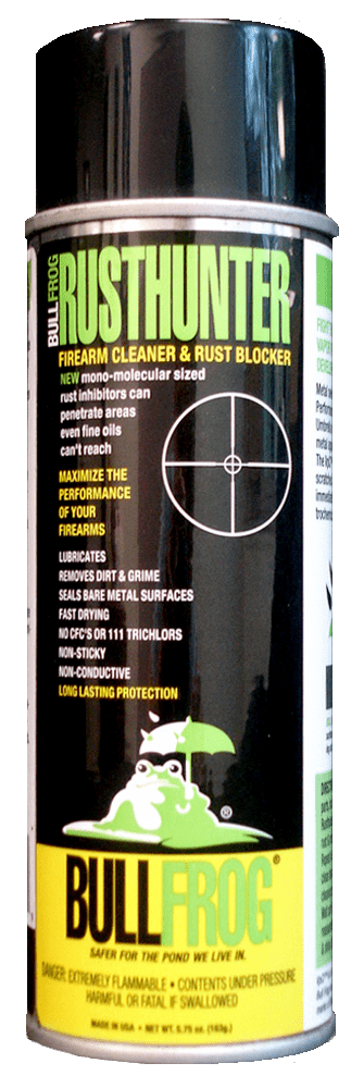 Bull Frog Bull Frog Rust Hunter, Bull Frog 35292382 Rusthunter Gun Cleaner   5.75oz Gun Care