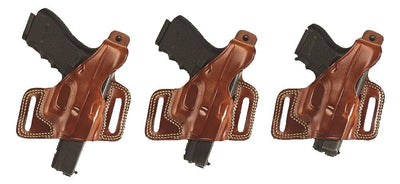 Galco Galco Silhouette High Ride Hlr - Rh Leather S&w K Fr 19 4" Tan Holsters And Related Items