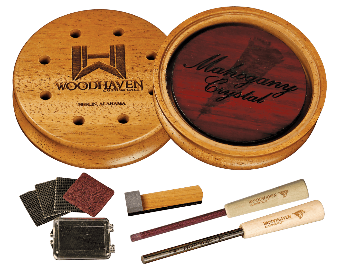 WOODHAVEN CUSTOM CALLS Woodhaven Custom Calls Mahogany Crystal, Woodhaven Wh355 Mahogany Crystal Hunting