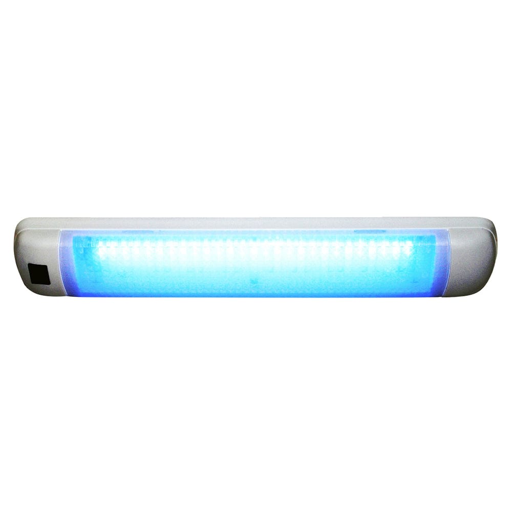 Aqua Signal Aqua Signal Maputo Rectangular Multipurpose Interior Light w/Rocker Switch - Blue/White LED Lighting