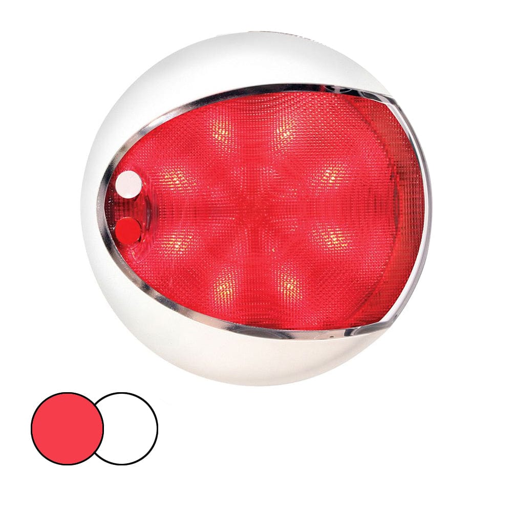 Hella Marine Hella Marine EuroLED 130 Surface Mount Touch Lamp - Red/White LED - White Housing Lighting