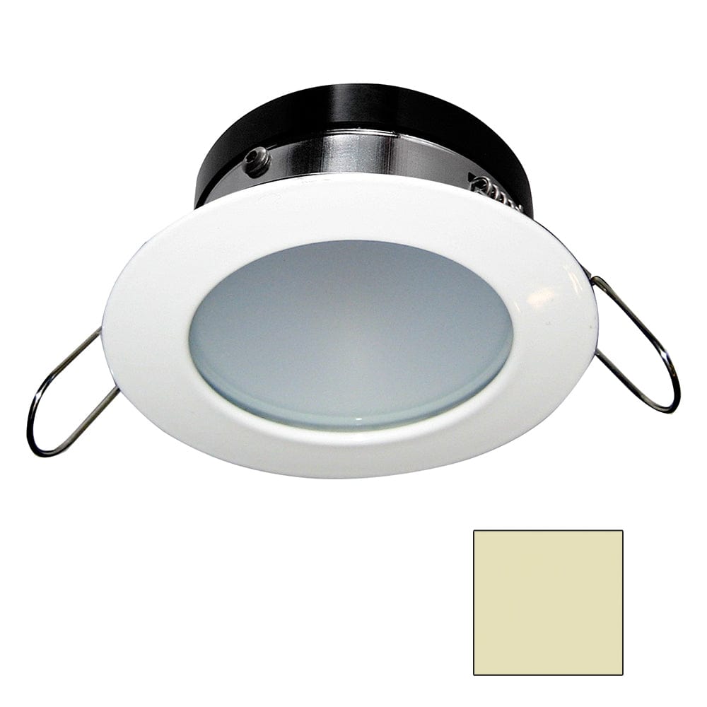 I2Systems Inc i2Systems Apeiron A1110Z - 4.5W Spring Mount Light - Round - Warm White - White Finish Lighting