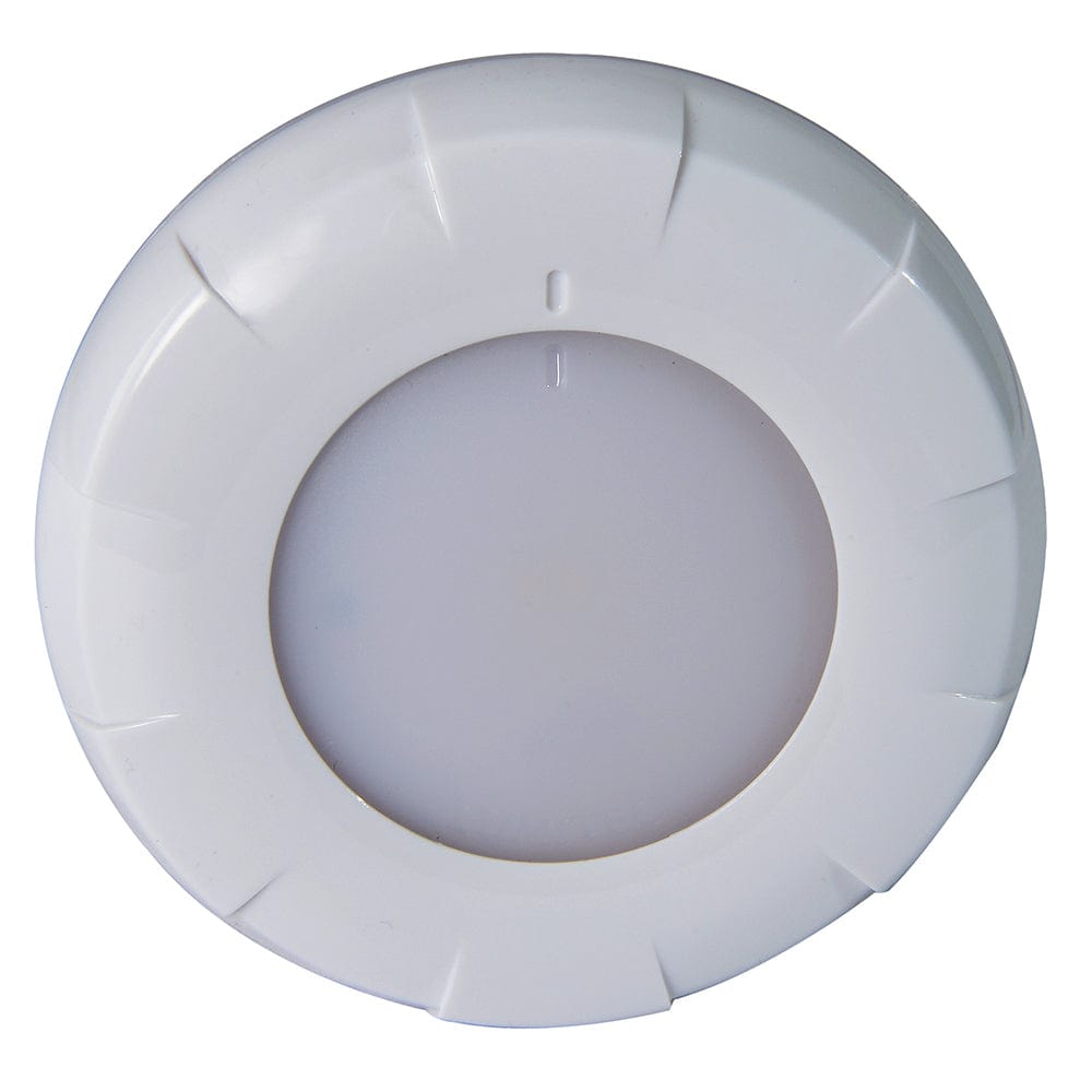 Lumitec Lumitec Aurora LED Dome Light - White Finish - White/Blue Dimming Lighting