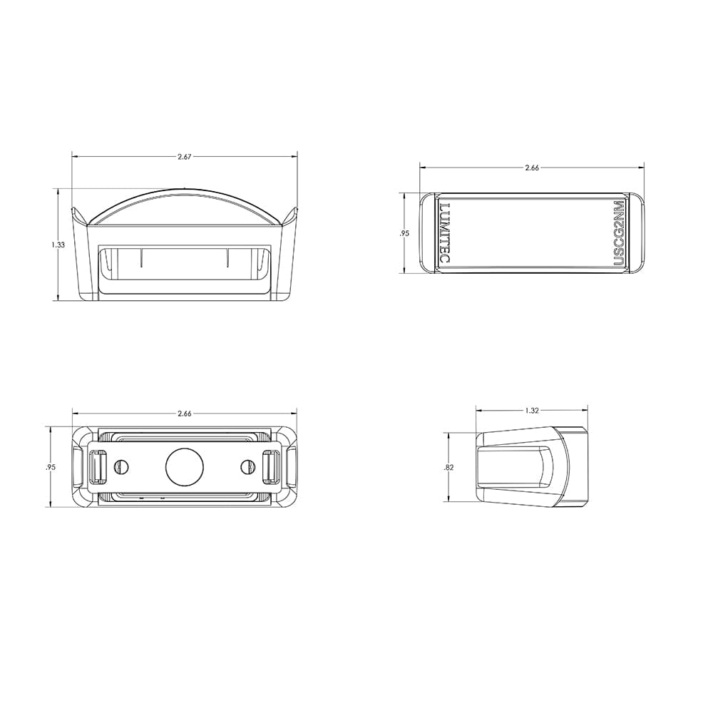 Lumitec Lumitec Contour Series Inset Navigation Light - Starboard Green Lighting