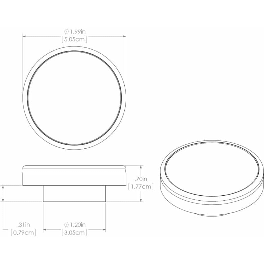 Lumitec Lumitec Halo Flush Mount Down Light Spectrum RGBW - White Housing Lighting