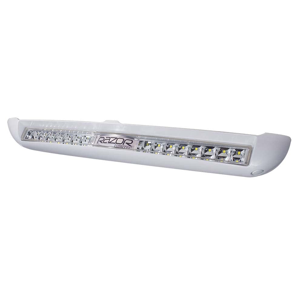 Lumitec Lumitec Razor Light Bar - Flood - White Housing w/Inverted Logo Flush Mount Lighting