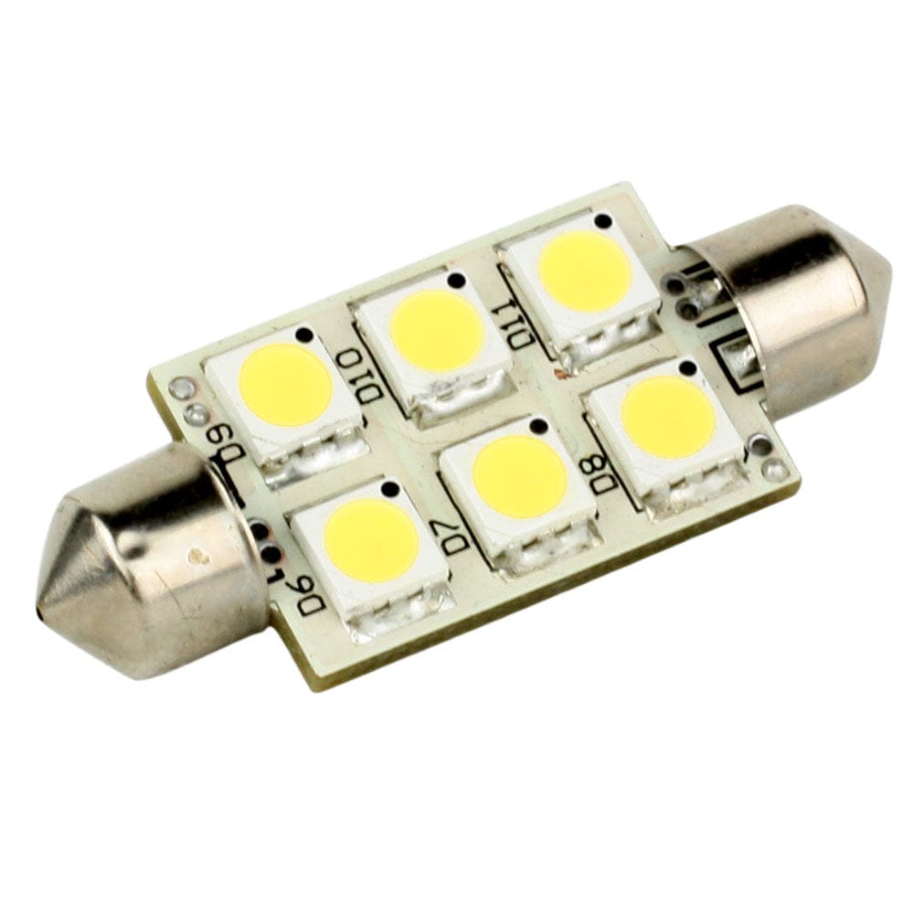 Lunasea Lighting Lunasea Single-Sided 6 LED Festoon - 10-30VDC/1.5W/97 Lumens - Warm White Lighting