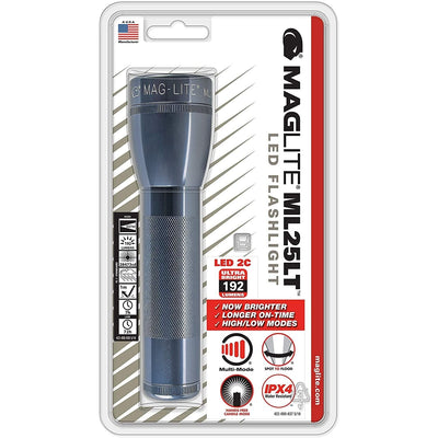 Maglite Maglite ML25LT C LED Flashlight 2 Cell / Gray Lights