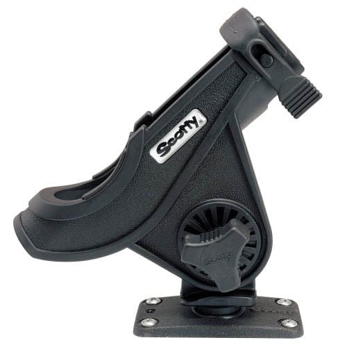 Scotty Scotty Baitcaster/Spinning Rod Holder w/244 Flush Deck Mount Marine And Water Sports