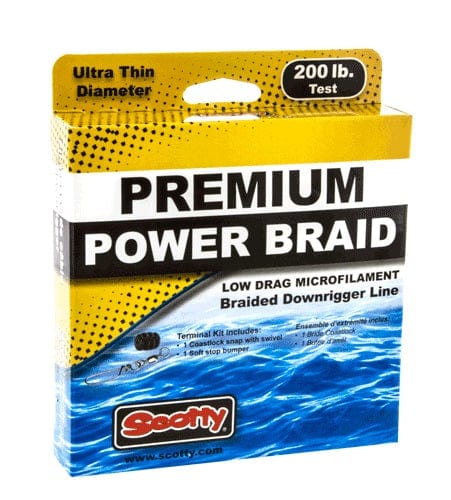 Scotty Scotty Power Braid Dwnrggr Lne 200lb Test ft spool w/Kit 400 ft Marine And Water Sports