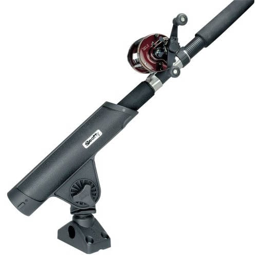 Scotty Scotty Rodmaster II Rod Holder Black w/ 241 Side/Deck Mnt Marine And Water Sports