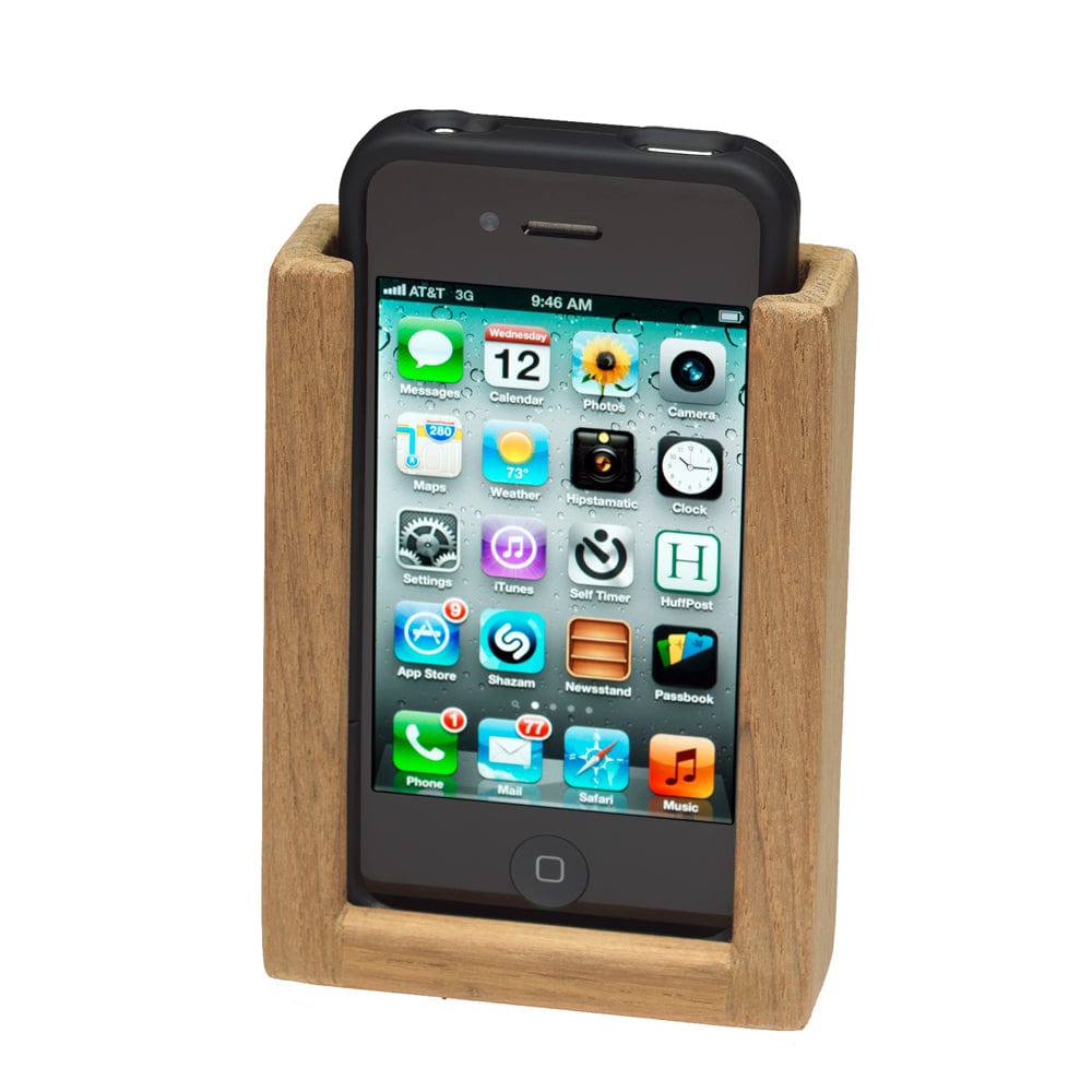 Whitecap Whitecap Teak iPhone Rack Marine Hardware