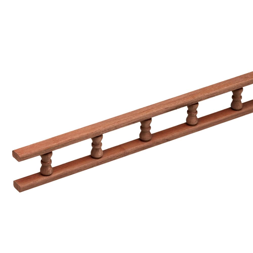 Whitecap Whitecap Teak Standard Pin Rail - 5' Marine Hardware