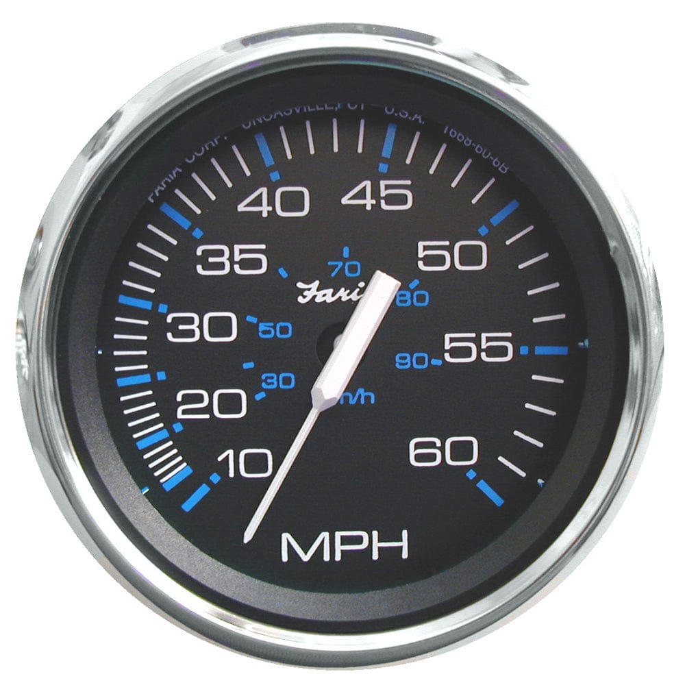 Faria Beede Instruments Faria Chesapeake Black 4" Speedometer - 60MPH (Pitot) Marine Navigation & Instruments