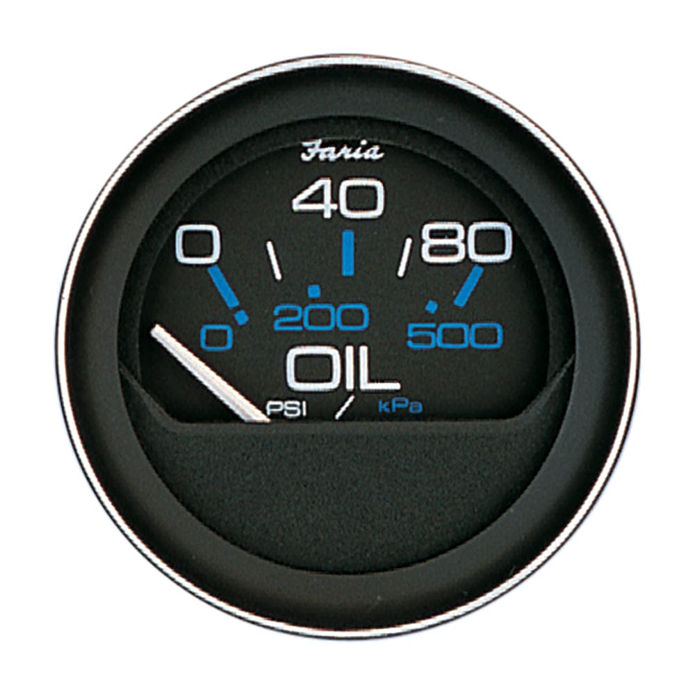 Faria Beede Instruments Faria Coral 2" Oil Pressure Gauge (80 PSI) Marine Navigation & Instruments