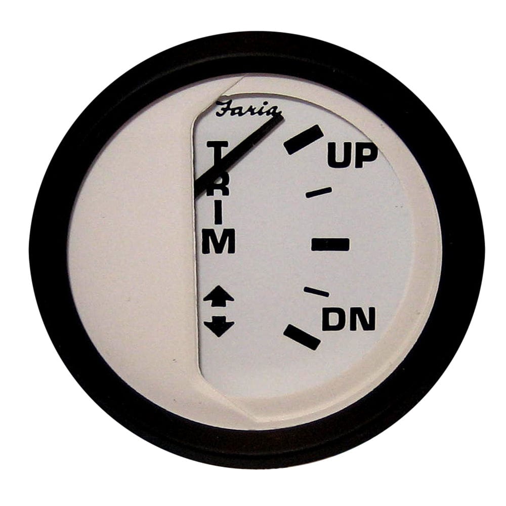 Faria Beede Instruments Faria Euro White 2" Trim Gauge f/ Johnson/Evinrude/Suzuki (Outboard) Marine Navigation & Instruments