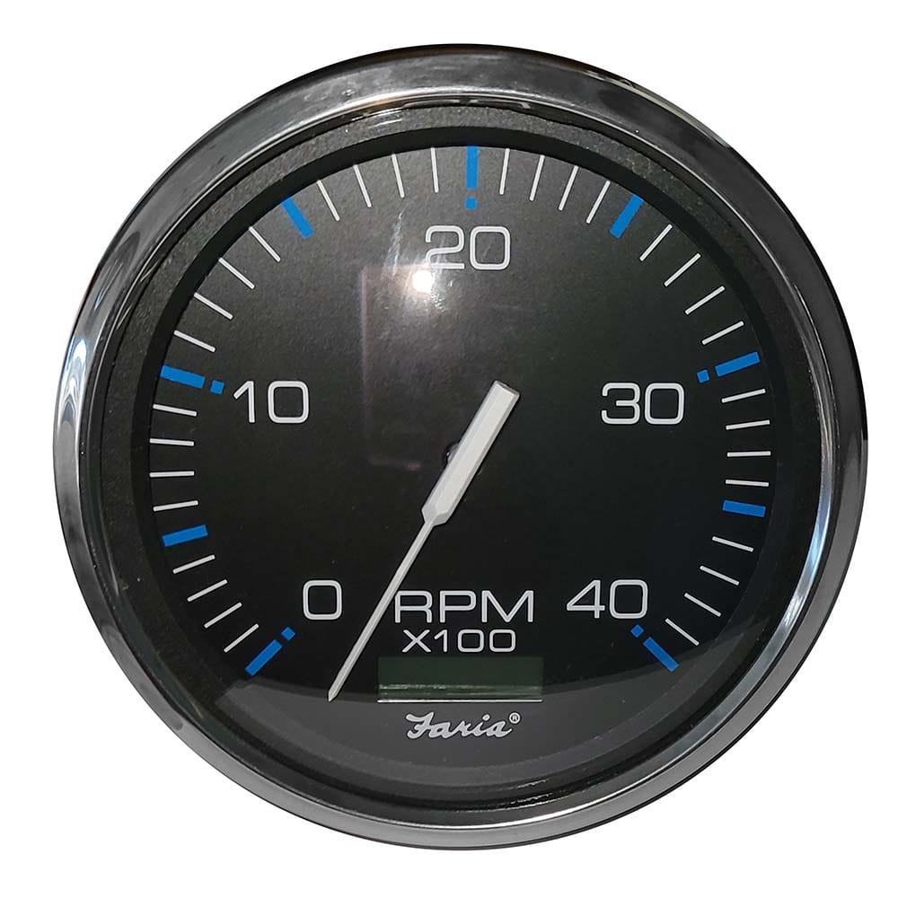 Faria Beede Instruments Faria TD9210 - 4000 RPM Diesel Tachometer Marine Navigation & Instruments