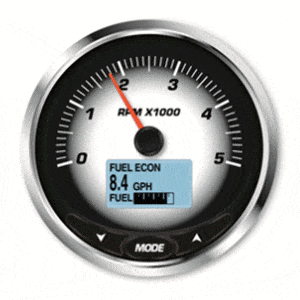 Faria Beede Instruments Faria Telematics 5" Tachometer 5000 RPM NMEA 2000® Gauge Marine Navigation & Instruments