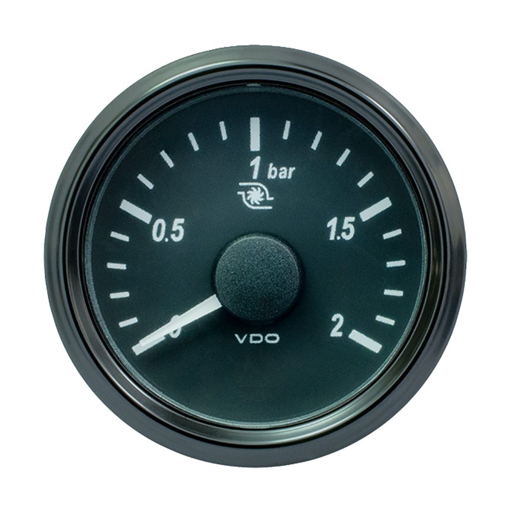 VDO VDO SingleViu 52mm (2-1/16") Turbo Pressure Gauge - 2 Bar - 0-180 Ohm Marine Navigation & Instruments