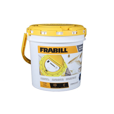 Frabill Frabill Dual Fish Bait Bucket w/Aerator Built-In Marine Plumbing & Ventilation