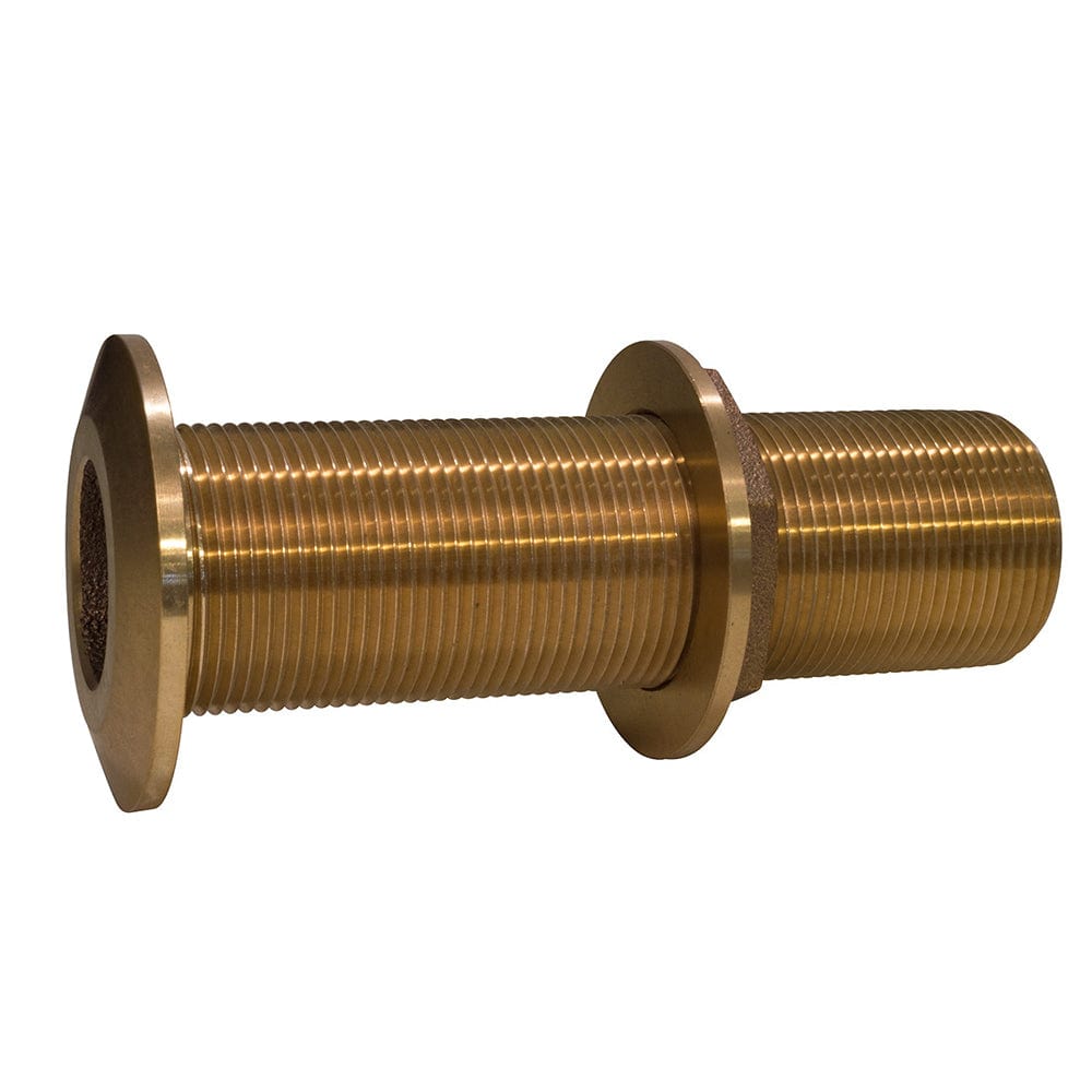 GROCO GROCO 2" Bronze Extra Long Thru-Hull Fitting w/Nut Marine Plumbing & Ventilation