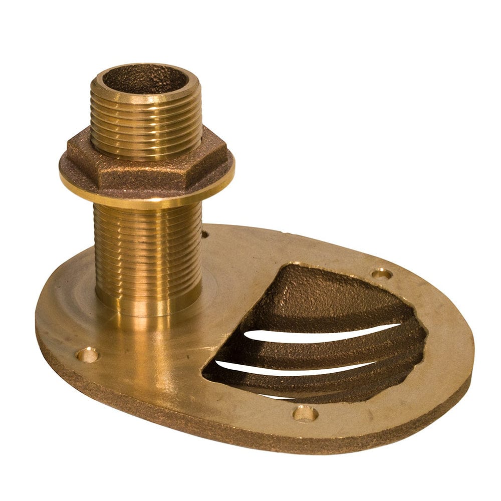 GROCO GROCO 3/4" Bronze Combo Scoop Thru-Hull w/Nut Marine Plumbing & Ventilation