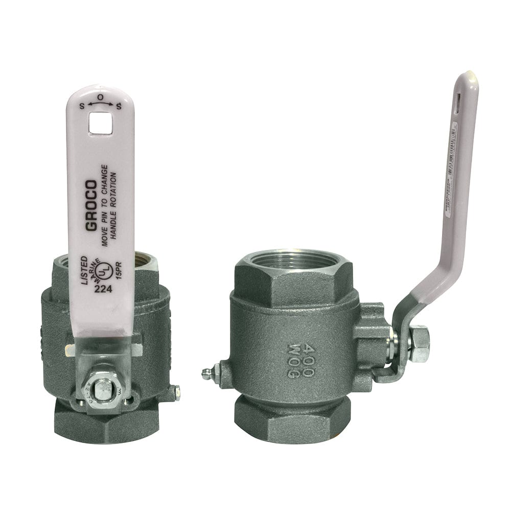 GROCO GROCO 3/8" NPT Stainless Steel In-Line Ball Valve Marine Plumbing & Ventilation