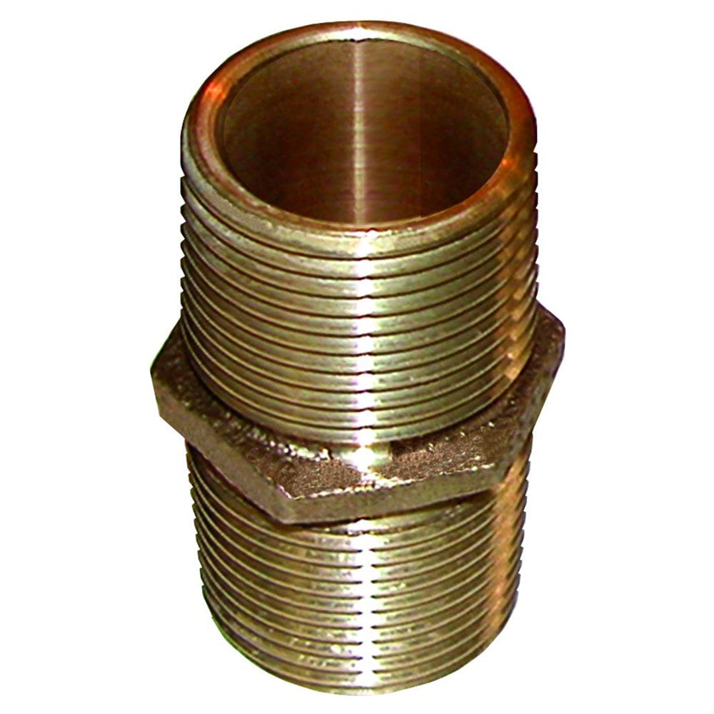 GROCO GROCO Bronze Pipe Nipple - 1-1/4" NPT Marine Plumbing & Ventilation