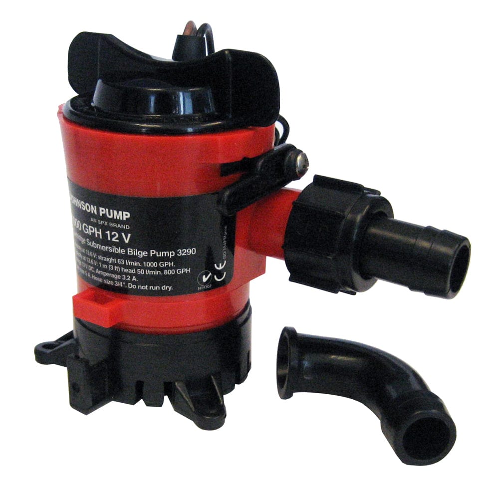 Johnson Pump Johnson Pump 750 GPH Bilge Pump 3/4" Hose 12V Dura Port Marine Plumbing & Ventilation