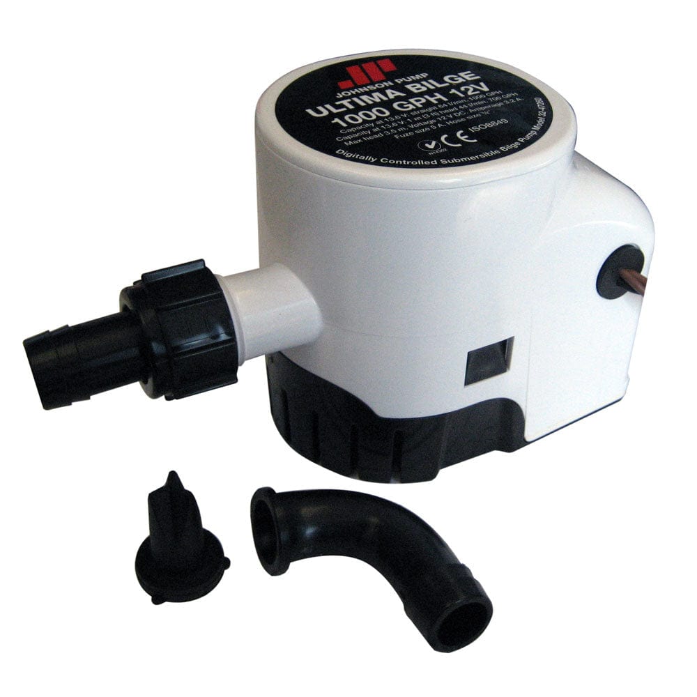 Johnson Pump Johnson Pump Ultima Bilge 1000 GPH 3/4" Hose Dura Port Marine Plumbing & Ventilation