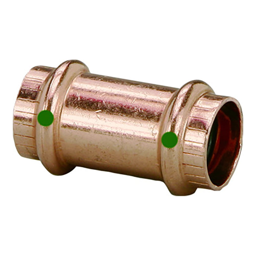 Viega Viega ProPress 1/2" Copper Coupling w/o Stop - Double Press Connection - Smart Connect Technology Marine Plumbing & Ventilation