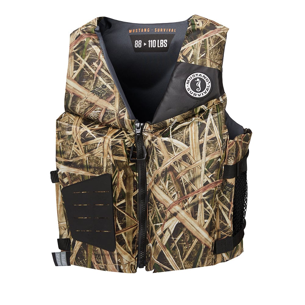 Mustang Survival Mustang Rev Young Adult Foam Vest - Camo Mossy Oak/Shadow Grass Blades Marine Safety