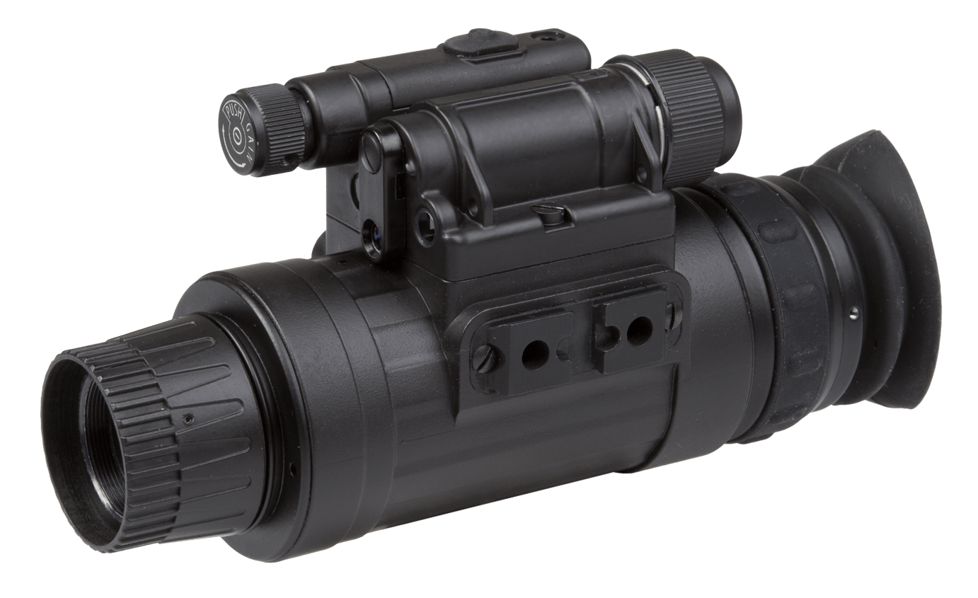 AGM GLOBAL VISION AGM Global Vision Wolf-14 NL3 Night Vision Monocular/ Mountable Black 1x27mm Generation 2+ Level 3 45-51 lp/mm Resolution 11W14122103031 Optics