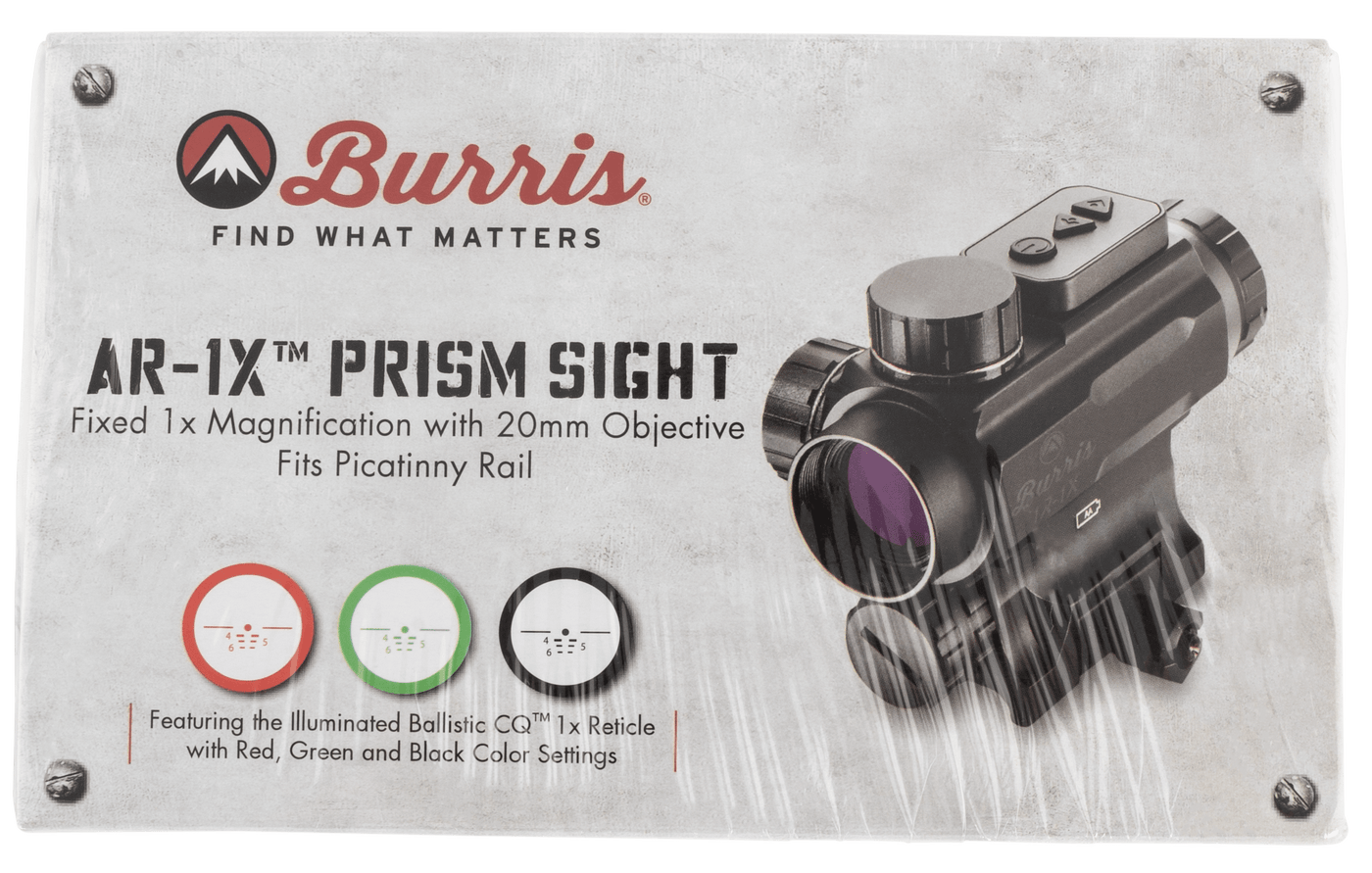 Burris Burris Ar-prism Sight Ballistic Cq 1x Optics and Accessories