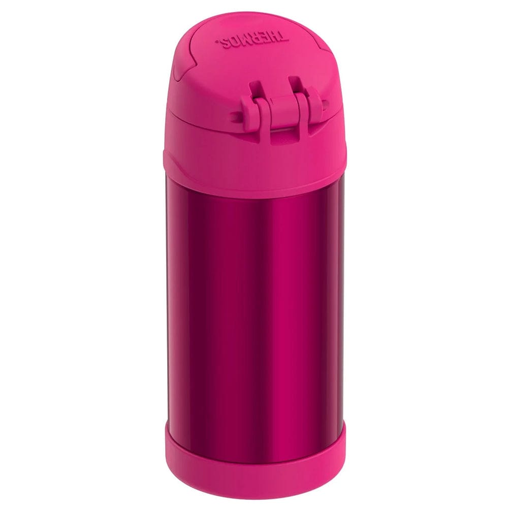 Thermos Thermos FUNtainer® Stainless Steel Insulated Pink Water Bottle w/Straw - 12oz Outdoor