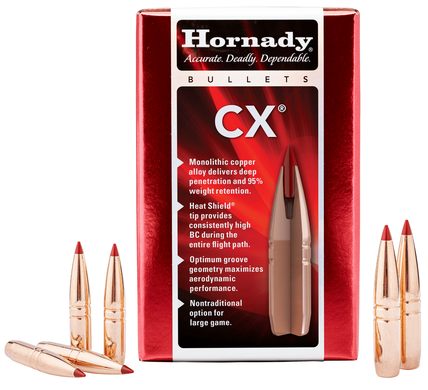 Hornady Hornady Cx Bullets 375 Cal. .375 250 Gr. Cx Reloading