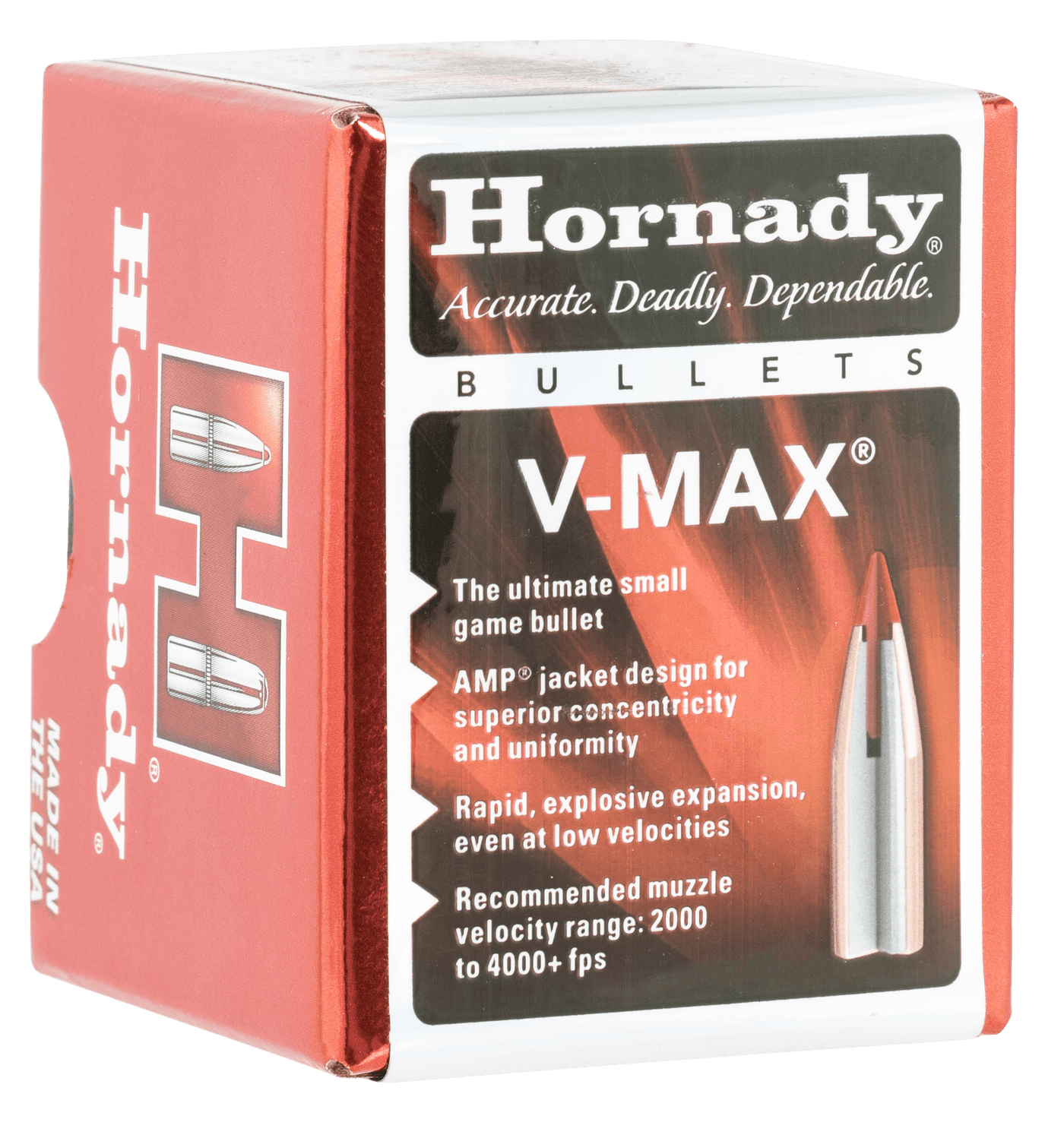 Hornady Hornady V-max Bullets 6mm .243 58 Gr. V-max 100 Box Reloading