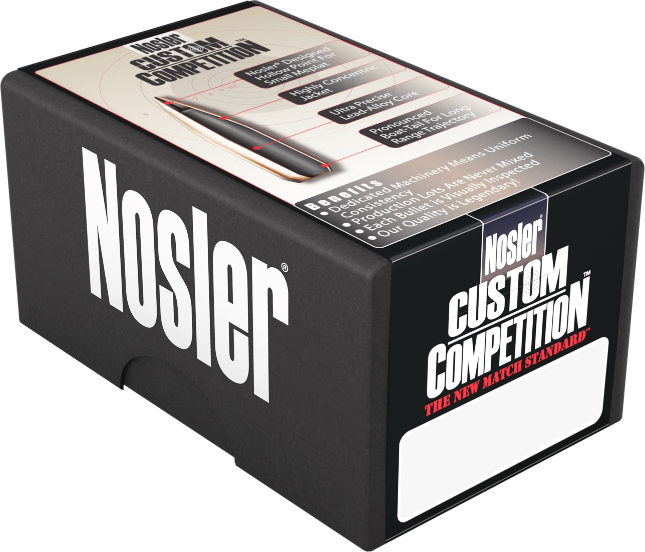 Nosler Nosler Custom Competition, Nos 43258 Handgun    9mm 147  Jhp   250 Reloading