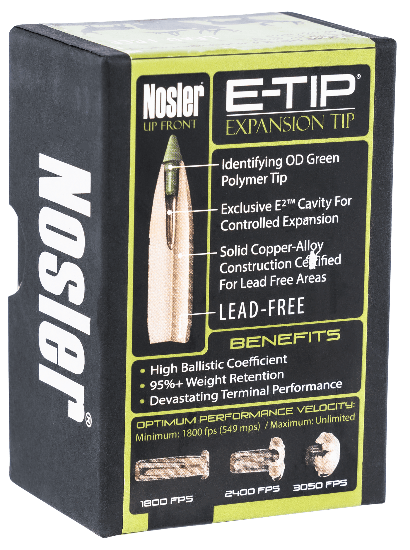 Nosler Nosler E-tip, Nos 59765 E-tip      6.5mm 120 Lf   50 Reloading