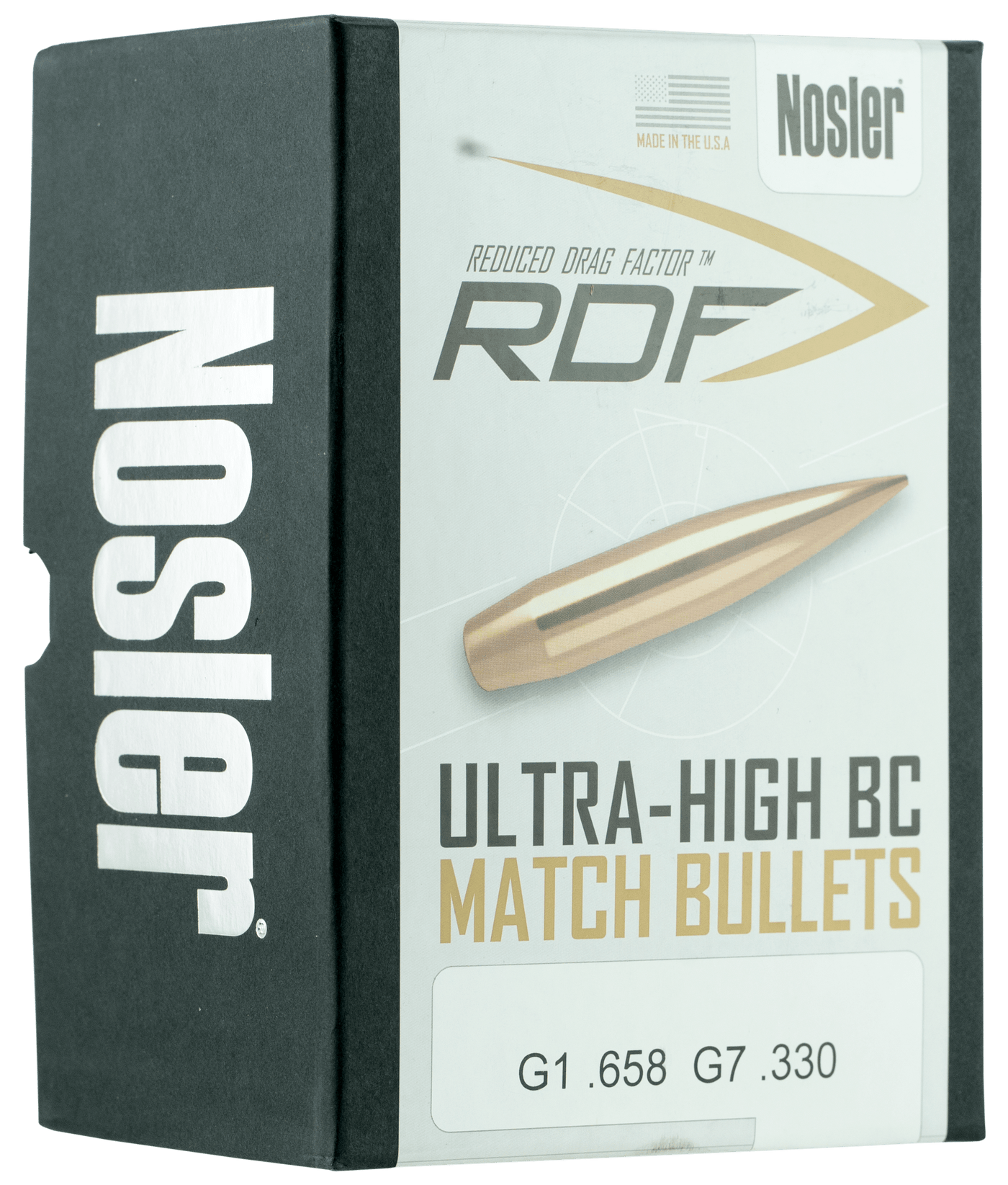 Nosler Nosler Rdf, Nos 49825 Rdf Match .264  140 Hpbt  500 Reloading