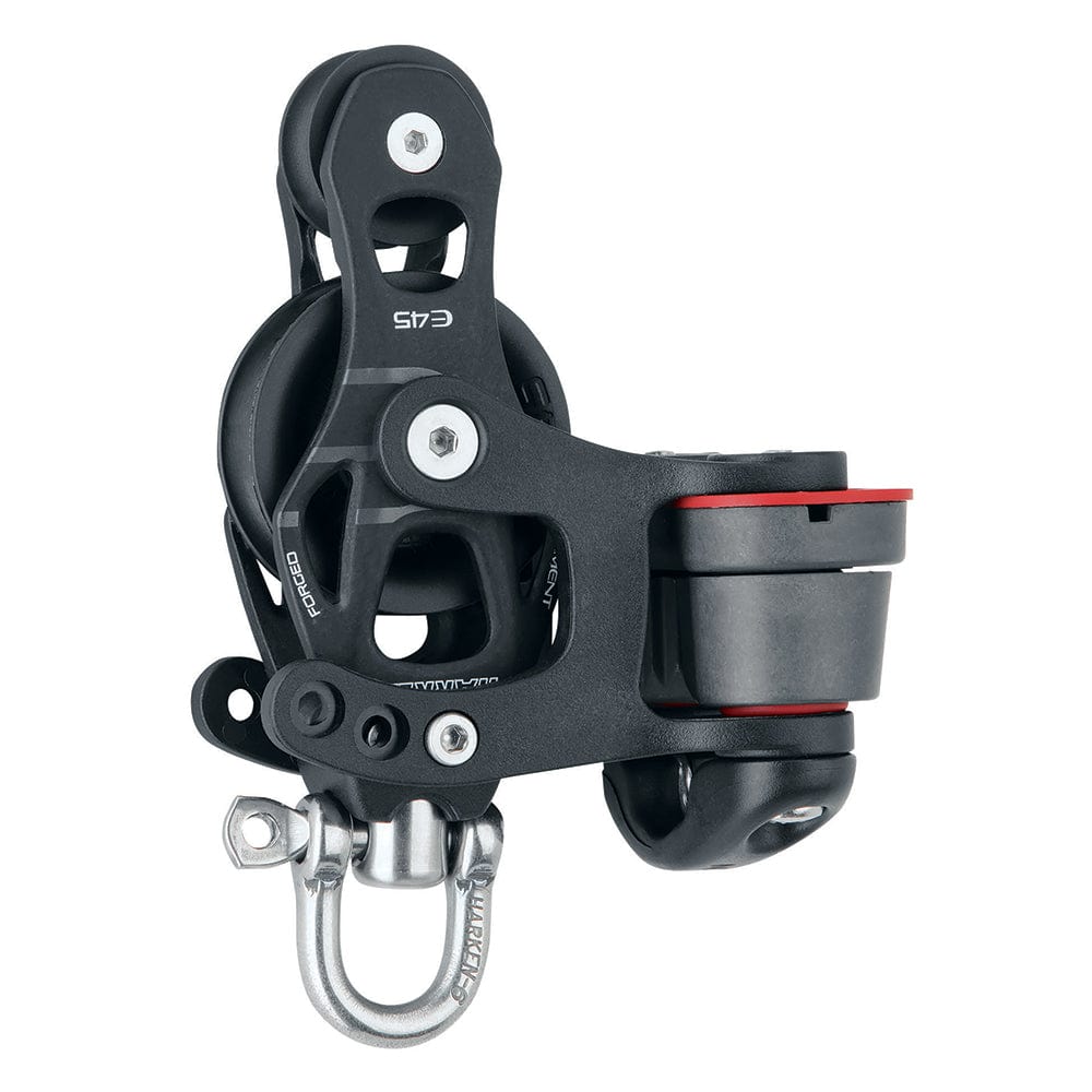 Harken Harken 45mm Single Aluminum Element Fiddle Block w/Swivel & 150 Cam Cleat Sailing