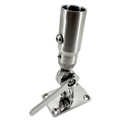 Seaview Seaview Starlink Stainless Steel 1"-14 Threaded Adapter & Stainless Steel Ratchet Base Communication