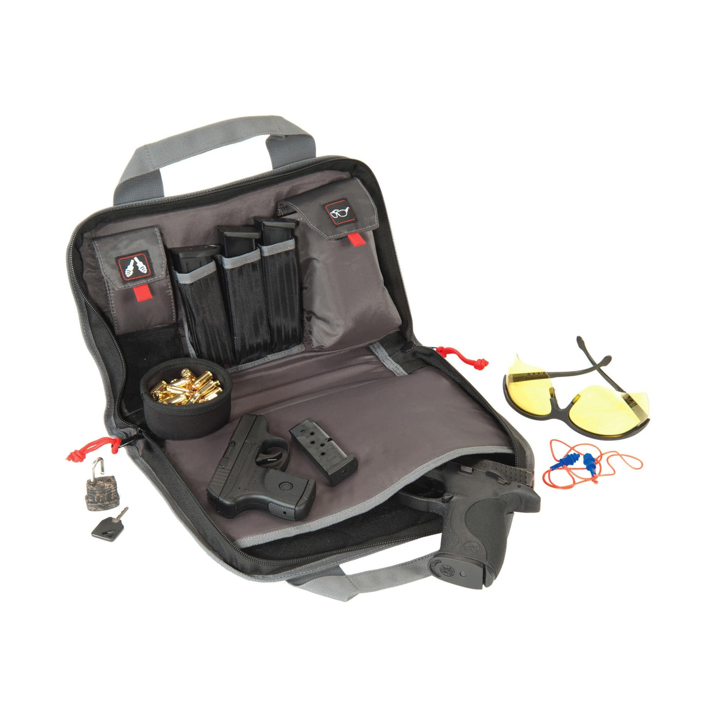 GPS Outdoors G.P.S. Double Pistol Case Black Shooting