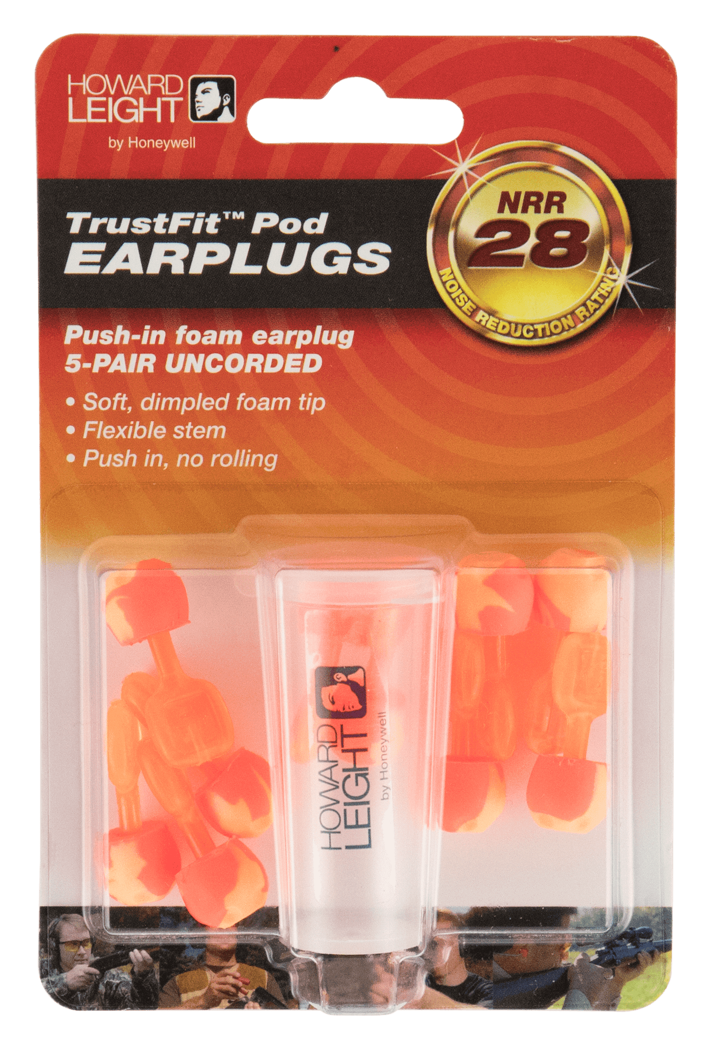 Howard Leight Howard Leight Trustfit Pod, How R02236  Trustfit Pod Uncorded Earplug 5pr Shooting