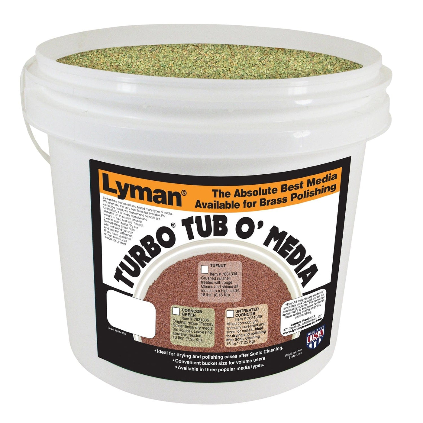 Lyman Lyman Turbo Tub O Media Corncob Green 16lb 7631335 Shooting