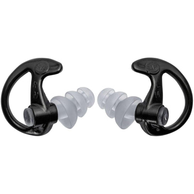 SureFire SureFire Triple Flanged Full Block Earplugs Med 25 Pr Black Shooting