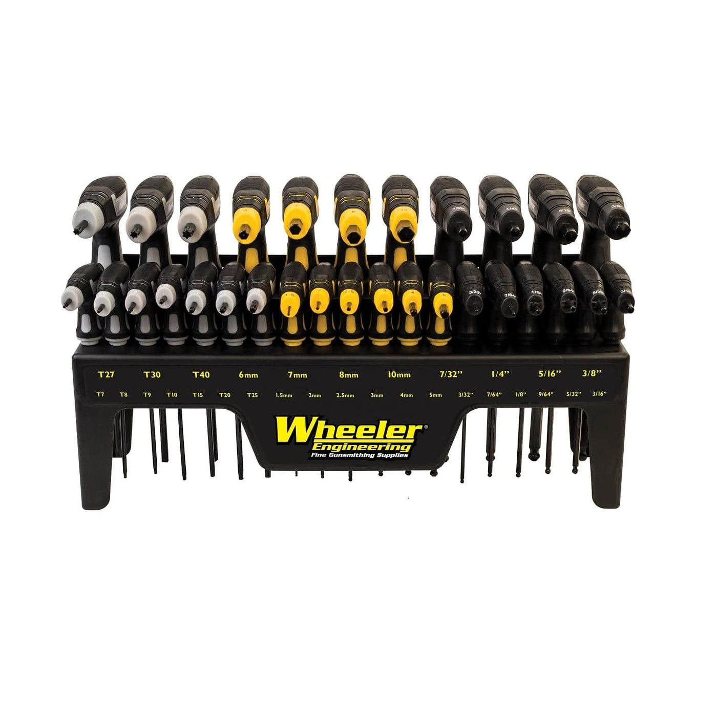 Wheeler Wheeler 30 Piece SAE Metric Hex Torx P-Handle Driver Set Shooting